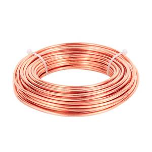 lot 10380 image: 4 Gauge 5.2 mm 7.8 Feet 1 Pound Dead Soft Copper Wire for Electroculture Gardening, Jewelry Making, Beading, Science Projects, DIY Artwork