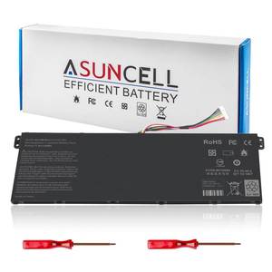 lot 10402 image: ASUNCELL New AC14B18J Battery Compatible with Acer AC14B18J Laptop Battery, CE FCC UL Tested, Reusable for Over 500 Cycles, Fast Charging for Acer Aspire E3-111 Premium Grade A Polymer Cell