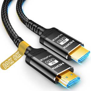 lot 10416 image: Yuaice 10K 8K 4K HDMI 2.1 Cable 3.3FT1M, Ultra High Speed 48Gbps Braided Cord, 8K60Hz 4K120Hz, HDCP 2.2 & 2.3, HDR10, DTSX Compatible with Roku TVPS5XboxHDTVBlu-ray