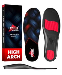 lot 11453 image: Arch Support Insoles for Men Women - High Arch Shoe Inserts for Standing All Day - Plantar Fasciitis Relief Orthotic Insole for Flat Feet - Work Running Hiking