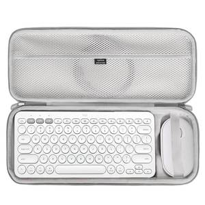 lot 12113 image: Aproca Case Compatible with Logitech Pebble 2 ComboPebble Keys 2 K380s Bluetooth Keyboard and M350 i345 Mouse, Portable Storage Bag for Accessories -Grey (Case Only)