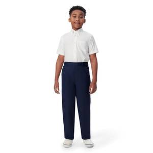 lot 12152 image: French Toast Boys Pull-on Relaxed Fit School Uniform Pant (Standard & Husky), Navy, 12 Husky