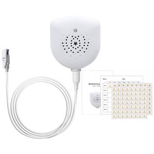 lot 12239 image: Bedwetting Alarm for Boys, Girls & Older Kids - 3-Mode Adjustable Volume Pee Alarm, Reusable Sensor with VibrationSound Combo, Potty Training Solution for KidsTeens,USB Charging(White)