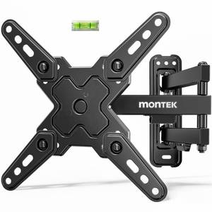 lot 13516 image: monTEK Full Motion TV Wall Mount Bracket for Most 13-43 Inch LED LCD Flat Screen TVs & Monitors, Swivel Tilt Extension Rotation with Articulating Arms, TV Mount Max VESA 200x200mm, up to 44lbs