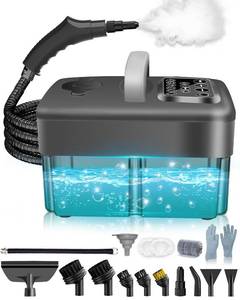 lot 13529 image: Mecmic Steam Cleaner for Home - 1600ML Water Tank 15s Heat-Up Portable Steamer for Cleaning, 6 Level Adjustable, 2500W, 45PSI, 250°F Steam, Handheld Steam Cleaner for Car Detailing, Grease, Tile,Grout