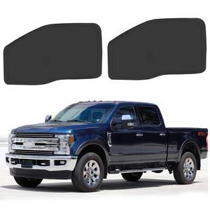 lot 14147 image: ULROLIT Front Side Window Sun Shade for 2017-2022 Fo-rd F250 F350 Super Duty Accessories 2Dr 4Dr Pickup, Foldable Window Sunshade Sun Visor Protector, Side Window Shades Sun Shield Blocks UV Rays Heat