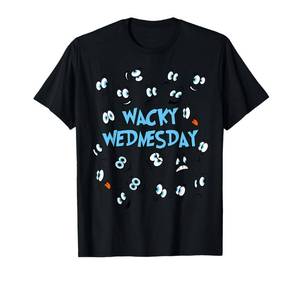 lot 14156 image: Wacky Face Wednesday Men, Woman and Kids Outfit for School T-Shirt 2-pack