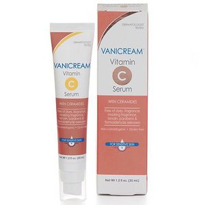 lot 14162 image: Vanicream Vitamin C Face Serum with Ceramides for Sensitive Skin - Unscented - 1.2 fl oz