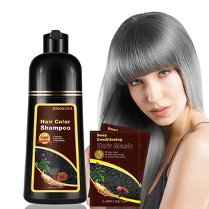 lot 14178 image: Light Brown Hair Dye Shampoo 3 in 1, Hair Color Shampoo for Women Men, Long Lasting Silver Hair Dye, Champu Para Canas, Works in Minutes, 16.90 Fl Oz