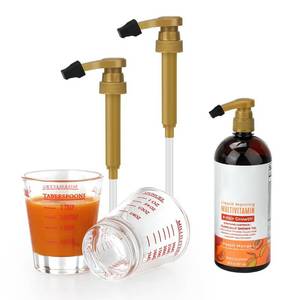 lot 14179 image: Aieve Shot Glass Set Compatible with MaryRuths Liquid Multivitamin, Measuring Cups With Ounce Pump Dispenser for Mary Ruth Multivitamin Hair Growth