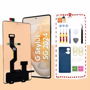 lot 14185 image: Original OLED for Motorola Moto G Stylus 5G 2024 LCD Screen Replacement for Moto G Stylus 5G 2024 Touch Digitizer Assembly Display Screen XT2419-1with Toolkits All Version (No Frame)