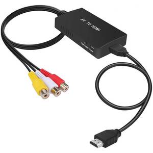 lot 14198 image: Tengchi RCA to HDMI Converter, Composite to HDMI Adapter Support 1080P PALNTSC Compatible with PS one, PS2, PS3, STB, Xbox, VHS, VCR, Blue-Ray DVD Players