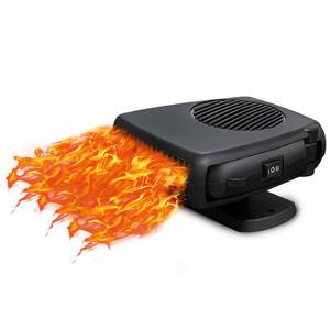 lot 14218 image: Car Heater 200W 12V, Portable Heater and Cooler Fan, Dual Mode 12 volt heater Defroster with 360° Rotation, for Vehicle Windshield Defogging