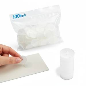 lot 14221 image: Clip Strip Display Hook Product Stop, 100 Pack, Product Stoppers for Display Hooks, 1 Diameter, Give Display Hooks a Full & Organized Appearance