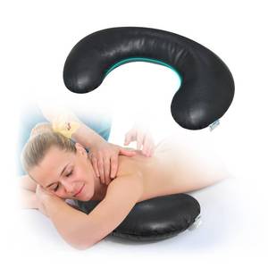 lot 15629 image: Breast Pillow for Massage Table, Massage Breast Support Pillow for Sleeping, Massage Bolster Wedge, Post Surgery Breast Pillow Chest, Faux Leather Spa Massage Cushion Prone Pillow for Beauty Salon