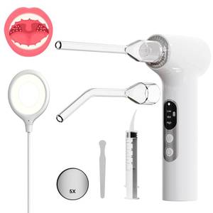 lot 16188 image: Sinkawa Upgraded Electronic Tonsil Stone Remover��10 in 1 Tonsil Stone Removal Kit��Tonsil Stone Vacuum with Built-in Blue Light��Easy to Use, Fight Bad Breath, Instant Suction