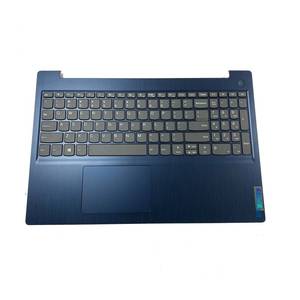 lot 17621 image: Replacement for Lenovo IdeaPad 3-15ARE05 3-15IIL05 3-15IGL05 3 15ADA05 3-15IML05 Laptop Upper Top Cover Case Palmrest Backlit Keyboard Touchpad Assembly Part 5CB1D03528 5CB0X57536 Blue