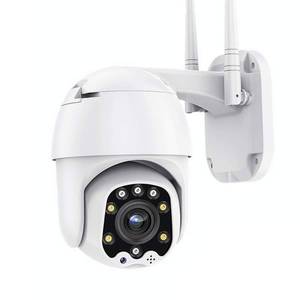 lot 17623 image: Alptop Outdoor PTZ WiFi IP Security Camera 1080P Home Surveillance Camera PanTilt Two-Way Audio Motion Detection Color Night Vision Auto Tracking CamHiPro APP AT-200DW