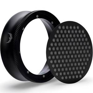 lot 18072 image: KNODOS 58mm Magnetic Espresso Portafilter Dosing Funnel and Puck Screen Set Coffee Dosing Ring And Filter Compatible with 58mm Portafilter Basket Premium Espresso Machine Accessories