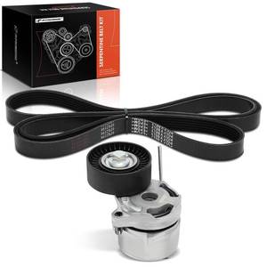 lot 19070 image: A-Premium Engine Serpentine Belt Drive Kit Compatible with Subaru Outback 2013-2014, Forester 2011-2013, Legacy 2013-2014 - 2.5L