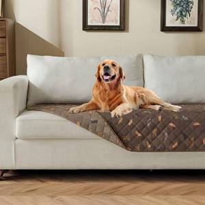 lot 20046 image: Snugglesinto Reversible Dog Bed Cover with Waterproof Lining, Water Resistant Slipcover Furniture Protector and Pet Blanket, Washable Couch Cover for Kids, Dogs, Pets.(BrownLight Brown, 30x70)
