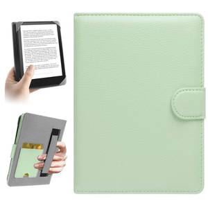 lot 20086 image: HoYiXi Universal Case for 6-6.8 inch E-Book Reader Compatible with 6.8 Kindle Paperwhite6-6.8 Kobo Clara HDKobo Clara 2E,6 EReader Protective Cover Built-in Pocket,Green