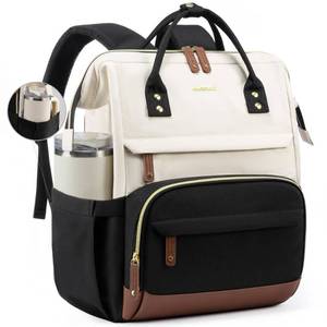 lot 20088 image: LOVEVOOK Laptop Backpack for Women, 17 Inch Work Business Backpacks Purse With Large Capacity, Waterproof Nurse Bag College Bookbag for School, Waterproof Casual Daypack for Travel