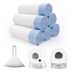 lot 20089 image: 120 Count Cat Litter Box Liners for Fumoi and Fsitego Self Cleaning Litter Box, Extra Thick Heavy Duty Cat Litter Bags Replacement, 3-4 Gallons of Capacity