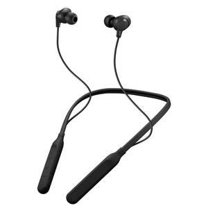 lot 20092 image: JVC Air Cushion Wireless Earbuds Headphones, Bluetooth 5.0, Water Resistant IPX4, Long Life Battery (up to 24 Hours), 3-Button Remote with mic - HAFX41WB, Black, Medium