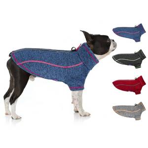 lot 20109 image: cyeollo Dog Jacket Warm Fleece Coat Dog Sweater Reflective Jackets Zipper Up Coats Step in Winter Small Dogs Clothes Pet Apparel