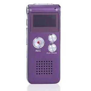 lot 10393 image: Purple Digital Voice Recorder with LCD Display