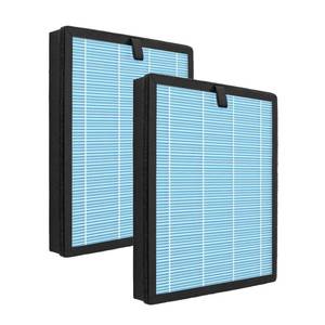 lot 1602 image: Netezza MJ005H Replacement Filter Fit For Pomoron MJ005H Air Purifier,4 in 1 True Filter for Dust Smoke Pet Dander, 2 Pack