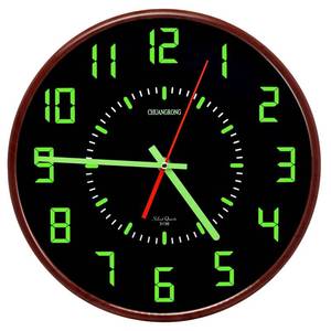 lot 1631 image: Oxmidud Glow in The Dark Thin Wall Clock��12 Inch Silent Non-Ticking Vintage Battery Operated Quartz Retro Analog Easy to Read Clocks for Home & Office Decor Living Room Bedroom