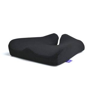 lot 1640 image: Cushion Lab Patented Pressure Relief Seat Cushion for Long Sitting Hours on Office & Home Chair - Extra-Dense Memory Foam for Soft Support. Car Pad for Hip, Tailbone, Coccyx, Sciatica - Black