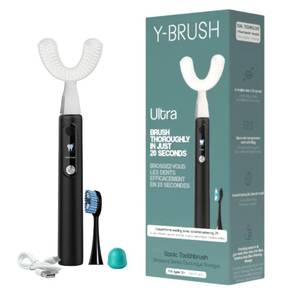 lot 2051 image: Y-Brush Ultra - Sonic Toothbrush Multiple Modes - 6-Month Battery, Advanced Plaque Removal, Whitening Technology (Ultra - Black, Adult (12-99 yo))