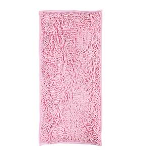 lot 2090 image: LanYunUmi Pink Rugs for Bathroom Slip-Resistant Shag Chenille Bath Rugs Mat Extra Soft and Absorbent Bath Rug for Shower Room Machine-Washable Fast Dry (Pink, 20x47)