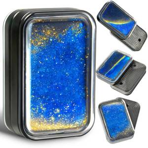 lot 2115 image: Liquid Fidget Slider Toy for Adults, Metal Magnetic Fidgets Cool Gadgets Gift for Teen Boys Innovative Quicksand Flowing Sand Liquid Motion EDC for Men Easter Basket Stuffers for Teens