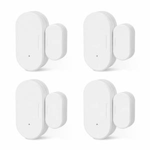 lot 4378 image: Zigbee Door Sensor 4 Pack, Mini Smart Door Sensor, Home Automation, Kid Safety, Compatible with SmartThings, Alexa, Home Assistant, Aeotec, Hubitat, Homey with Build-in Zigbee Hub, Hub Required