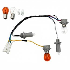 lot 4396 image: HOPUT 92450-3Q000 Tail Lamp Holder and Wiring with 8 Halogen Bulbs, Compatible with Hyundai Sonata 2011 2012 2013 2014, Exterior, Rear (Pack of 1)