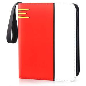 lot 4404 image: Card Binder 4 Pocket, Collectible Trading Card Albums Fits 400 Cards with 50 Removable Sleeves, Portable Trading Card Binder Collection Album Holder, Game Card Case book With Zipper for Gifts, L-Green