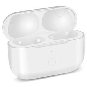 lot 4415 image: AKYHHE Replacement Wireless Charging Case Compatible with Air Pods Pro 1st 2nd Generation with Bluetooth Pairing Button,Charger Case Only,No Earbuds (White02) (White)