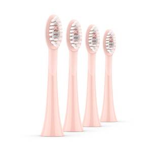 lot 4423 image: ORDO Replacement Sonic Toothbrush Heads with Pulse Technology for Teeth Cleaning, Plaque Removal, Silicone Polishing, Deep Clean Bristles, Adults, Pack of 4, Rose Gold