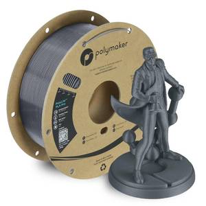 lot 4425 image: Polymaker PLA PRO Filament 1.75mm 1kg, Tough & High Rigidity Metallic Chrome 3D Printing Filament, PolyLite PLA PRO 3D Printer Filament 1.75mm, Print with Most 3D Printers