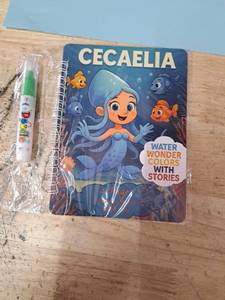 lot 4430 image: Cecaelia Water Wonder Colors Activity Book with Magic Pen
