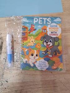 lot 4431 image: Pets Water Wonder Colors Story Book with Refill Pen
