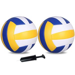 lot 4440 image: ABAJI Volleyball Official Size Soft Surface Training Practice Indoor Outdoor Gift for Youth Come with Pump Needle