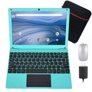 lot 4468 image: HBESTORE 10.1Inch Laptop,Quad-Core Processor with Android 12.0 OS,2GB RAM,64GB EMMC,Built-in Camera,WiFi,USB Interface,Tpye-C Charging for Learning and Entertainment (Blue 2GB64GB)