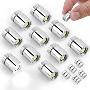 lot 4478 image: BTFO 10pcs Micro Led Lights, Battery Powered Tiny Led Lights Small Mini Dollhouse Miniature Light for Paper Lantern Party Decoration Crafts Dollhouse Accessories (White Light)