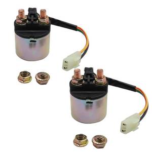 lot 6015 image: 2pcs Starter Solenoid Relay for Honda TRX500 Foreman 500 2005-2009 2011-2013TRX350 Rancher 350 2000-2006TRX450 Foreman 450 1998-2004TRX420 Rancher 420 2009-2014TRX400 Foreman 400 1995-2003