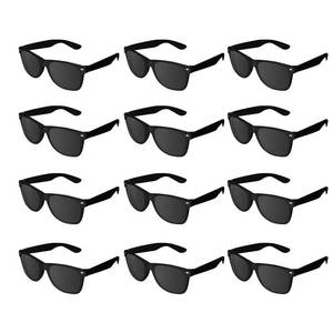 lot 6016 image: Super Z Outlet Plastic Vintage Retro Style Sunglasses Classic Shades Eyewear (24, Black)